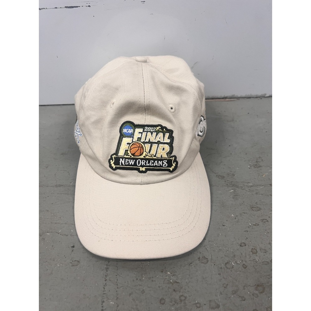 NCAA 2012 Final Four New Orleans Basketball Cap Unisex OS Beige Adjustable Hat